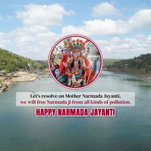 Narmada Jayanti Instagram Post