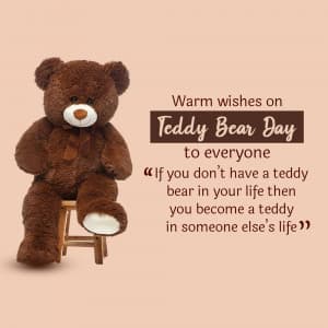 Teddy Day advertisement banner
