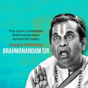 Brahmanandam Birthday graphic