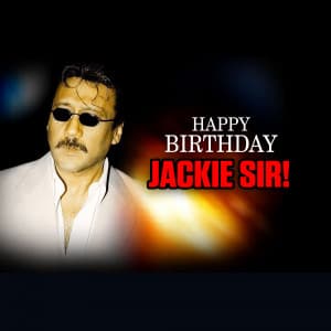 Jackie Shroff Birthday event poster