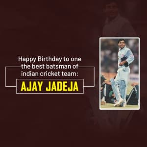 Ajay Jadeja Birthday post