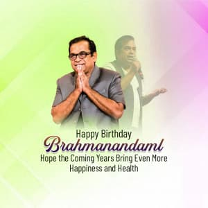 Brahmanandam Birthday event advertisement