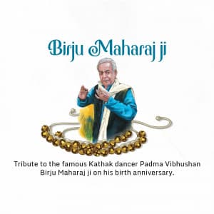 Birju Maharaj Jayanti Instagram Post