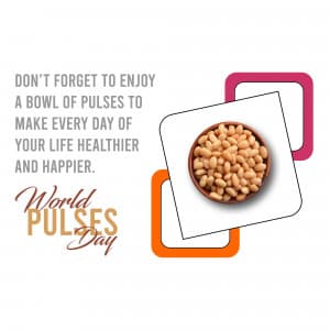 World Pulses day greeting image