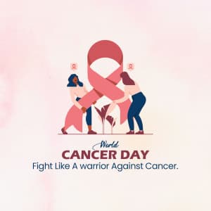 World Cancer Day greeting image