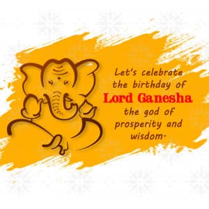 Ganesh Jayanti creative image