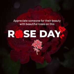 Rose Day marketing poster