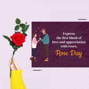 Rose Day creative image