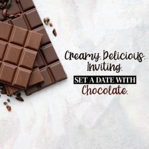 Chocolate Day (Valentine week) advertisement banner