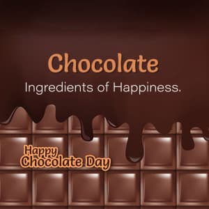 Chocolate Day (Valentine week) marketing poster