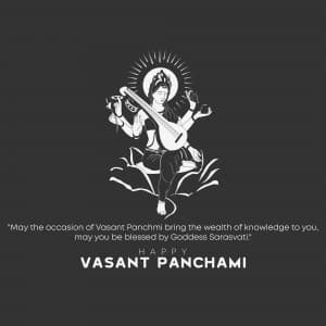 Vasant Panchami marketing poster