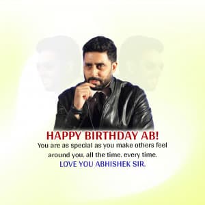 Abhishek Bachchan Birthday video