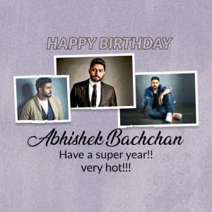 Abhishek Bachchan Birthday image