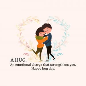 Hug Day ad post