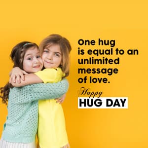 Hug Day greeting image
