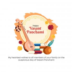 Vasant Panchami poster Maker