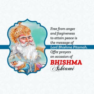 Bhishma Ashtami greeting image