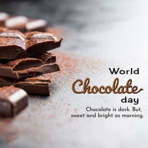 Chocolate Day (Valentine week) marketing flyer