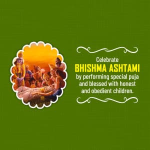 Bhishma Ashtami marketing flyer