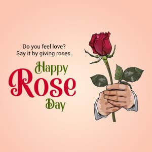 Rose Day poster Maker