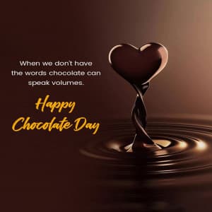 Chocolate Day (Valentine week) Facebook Poster