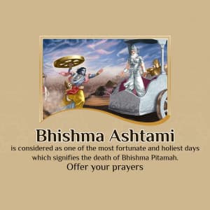 Bhishma Ashtami creative image