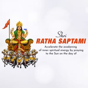 Ratha Saptami event advertisement