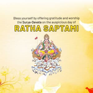 Ratha Saptami marketing poster