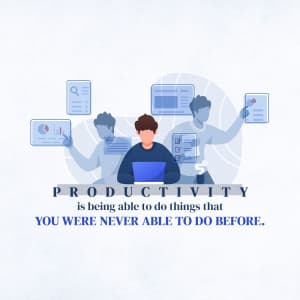 National Productivity Day advertisement banner