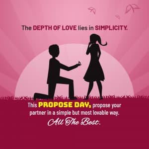 Happy Propose Day creative image