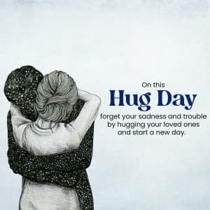 Hug Day creative image