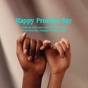 Promise Day marketing flyer