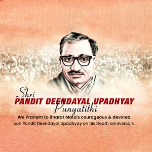 Pandit Deendayal Upadhyay Punyatithi Instagram Post