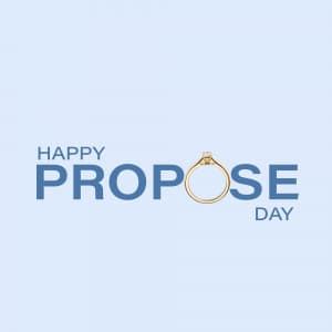 Happy Propose Day event advertisement