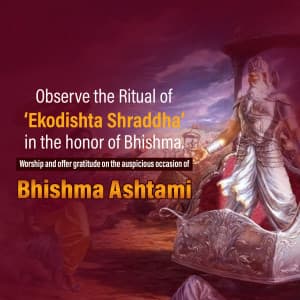 Bhishma Ashtami poster Maker