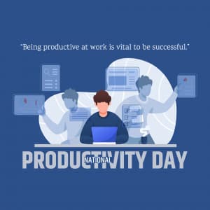 National Productivity Day greeting image