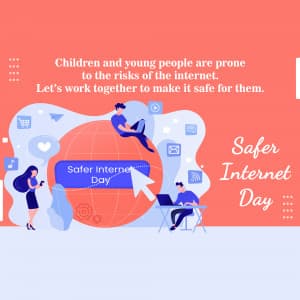 Safer Internet Day advertisement banner