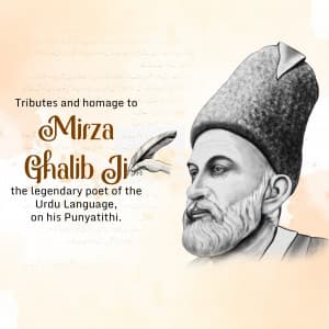 Mirza Ghalib Punyatithi ad post