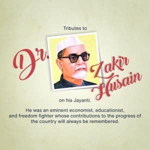 Zakir Husain Janmjayanti graphic