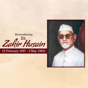 Zakir Husain Janmjayanti marketing flyer