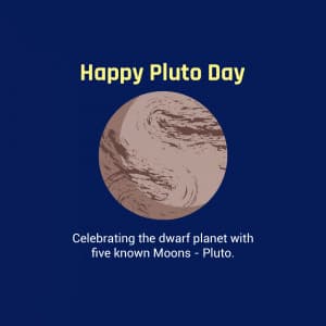 Pluto Day ad post