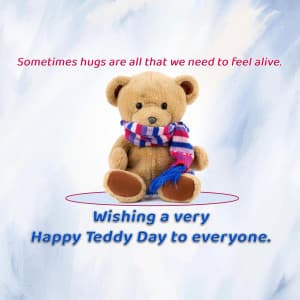 Teddy Day poster Maker