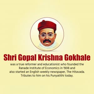 Gopal Krishna Gokhale Punyatithi festival image
