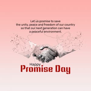 Promise Day event advertisement