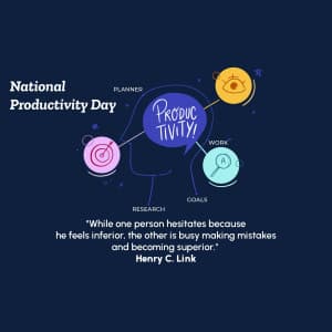 National Productivity Day creative image