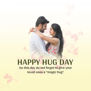 Hug Day Instagram Post