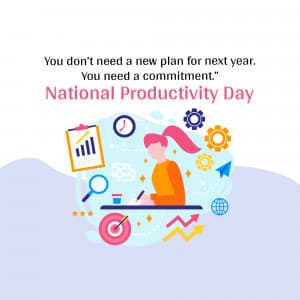 National Productivity Day Facebook Poster