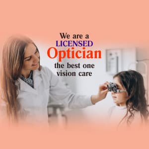 Optician business flyer