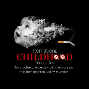 International Childhood Cancer Day creative image