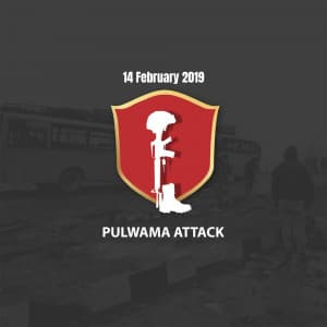 Pulwama Attack greeting image